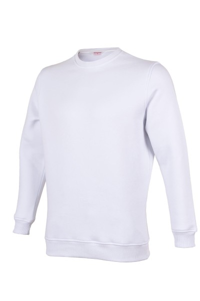 Basic Sweatshirt - weiß (MAS210)