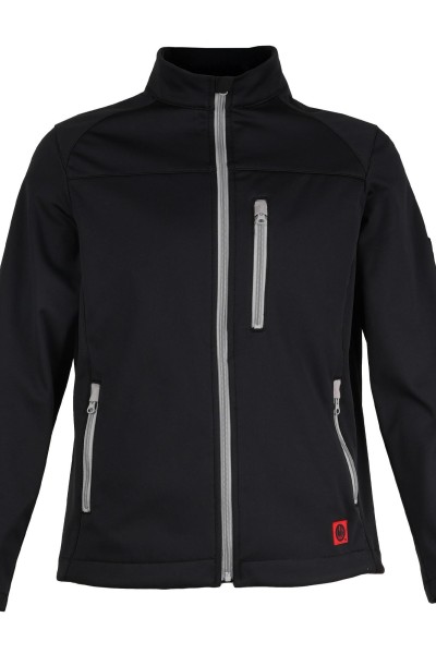 Streç Softshell Ceket - siyah/gri efekt (MAS615)