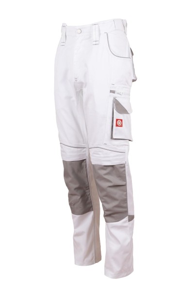 Basic Work Trousers - white/grey (MAS110)