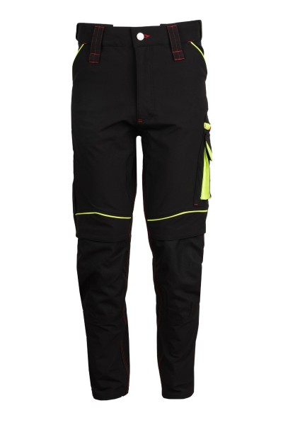 Stretch Work Trouser - black/yellow effect (MAS134)