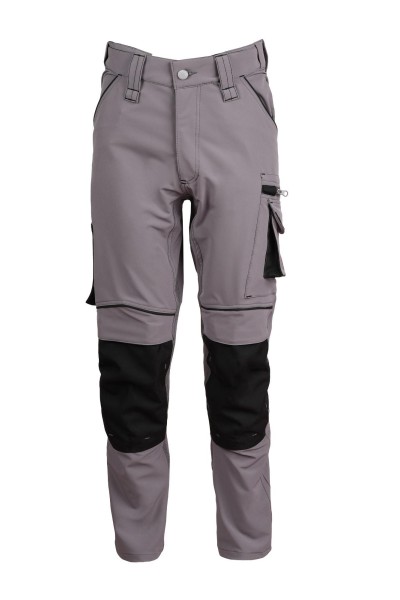 Stretch Work Trouser - grey/black (MAS132)